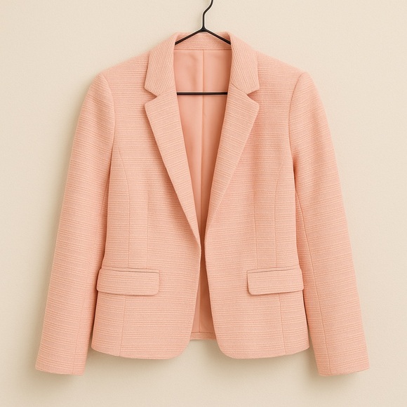 Calvin Klein Jackets & Blazers - Calvin Klein Pink Tweed Tailored Blazer